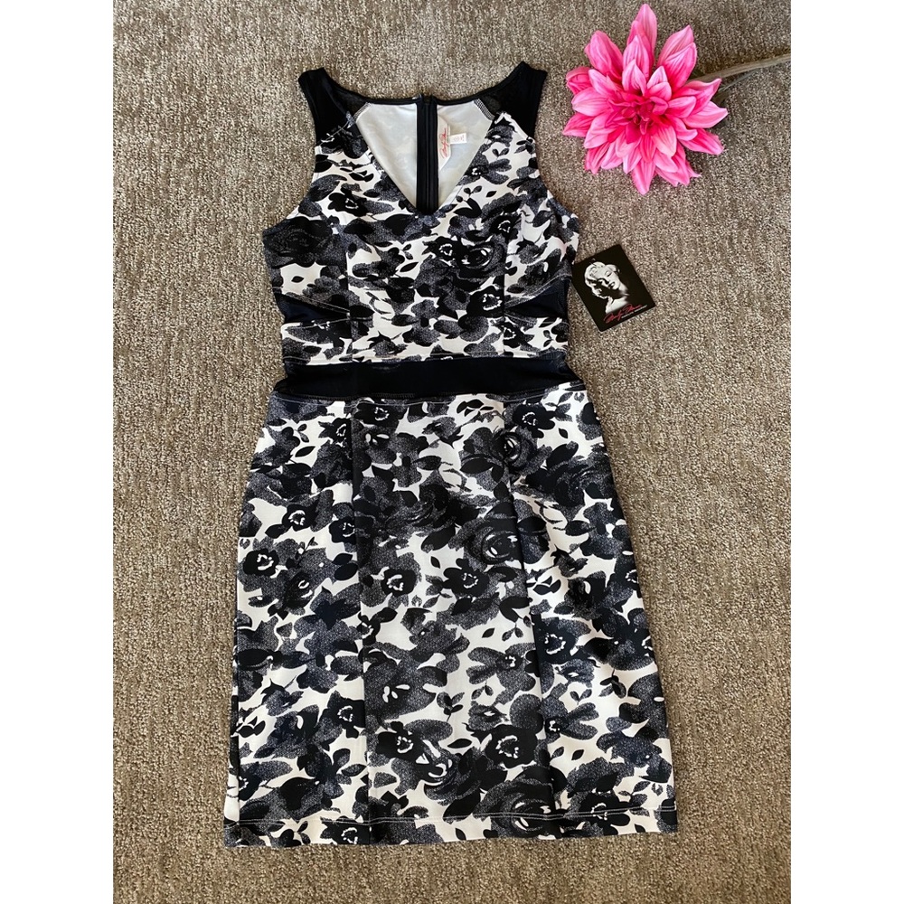 Black & White Floral Dress